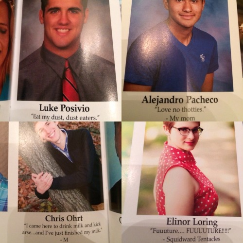 troyler-slay-me:There really was no holding back with this years senior quotes