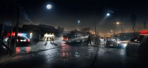 gamefreaksnz:   					Battlefield Hardline multiplayer concept art					EA has released brand new concept art for the multiplayer maps of the first person shooter, Battlefield Hardline.