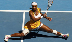 unrar:  &ldquo;Think of all the girls who could become top athletes but quit sports because they’re afraid of having too many defined muscles and being made fun of or called unattractive.&quot; - Serena Williams