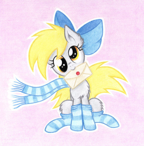 mylittleponyoficialg4:  Fuzzy messanger by Agamnentzar  <333