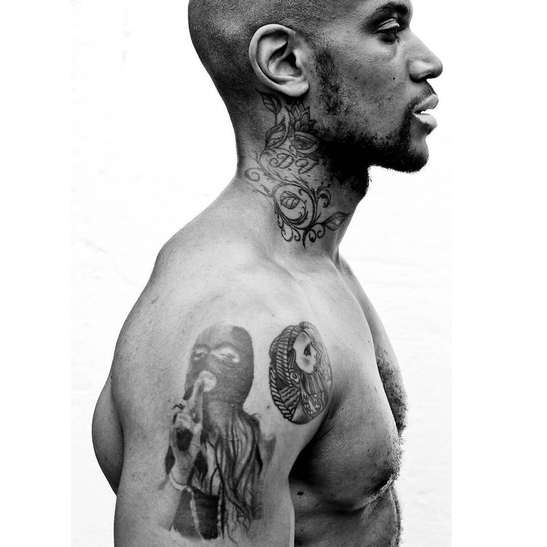 Beards+Tattoos — Darius Vernon - male model with a skin condition...