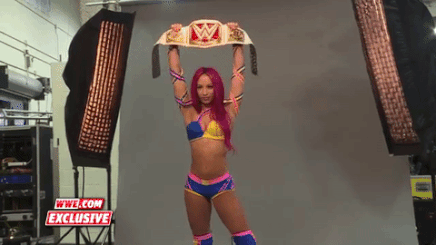 deethydeethy:  Sasha Banks’ first photoshoot as WWE Women’s Champion. 