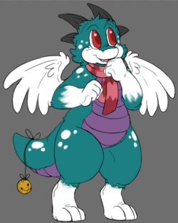 flat colors for dragon buddy  not sure about