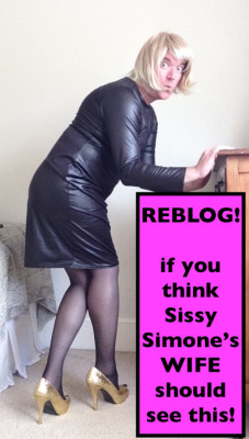 Thanks for following me! Would love you to feature this little sissy on your tumblr and teach it some respect! It would be an honour for her and maybe her wife may stumble across it too! lol Carol xx