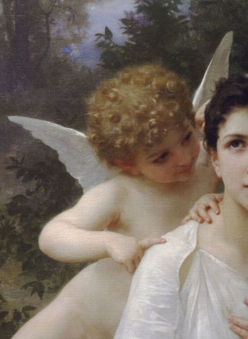 Leveil du coeur (Detail) William Bouguereau