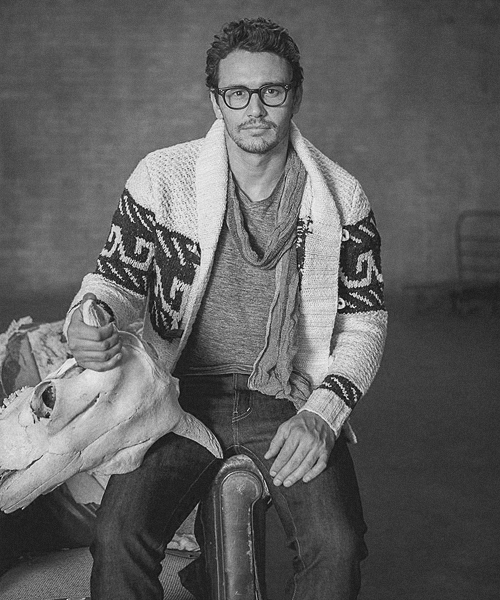 xitsamensworld:   “I’m a big cardigan sweater guy.” - James Franco.