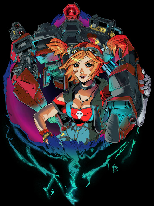 Remastered Gaige (now with real inks!) for that t-shirt contest thing. This is also me commemorating