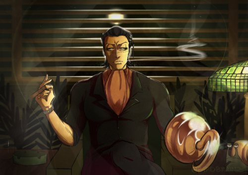 Daily Drawings For The Crocodile Zine Birthday Event On Twitter :~) Prompts Were Boss, Smoke, Fashion,