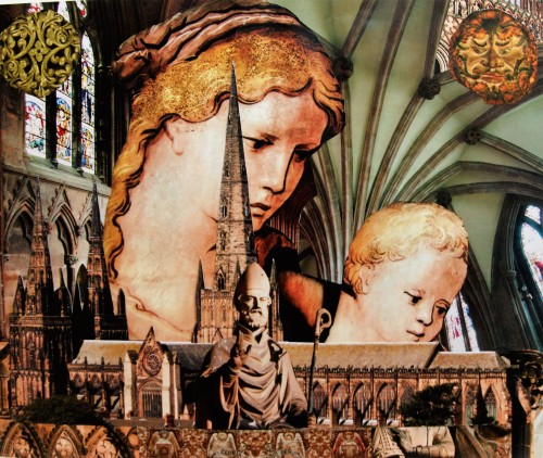 handmadecollage:Lichfield Cathedral