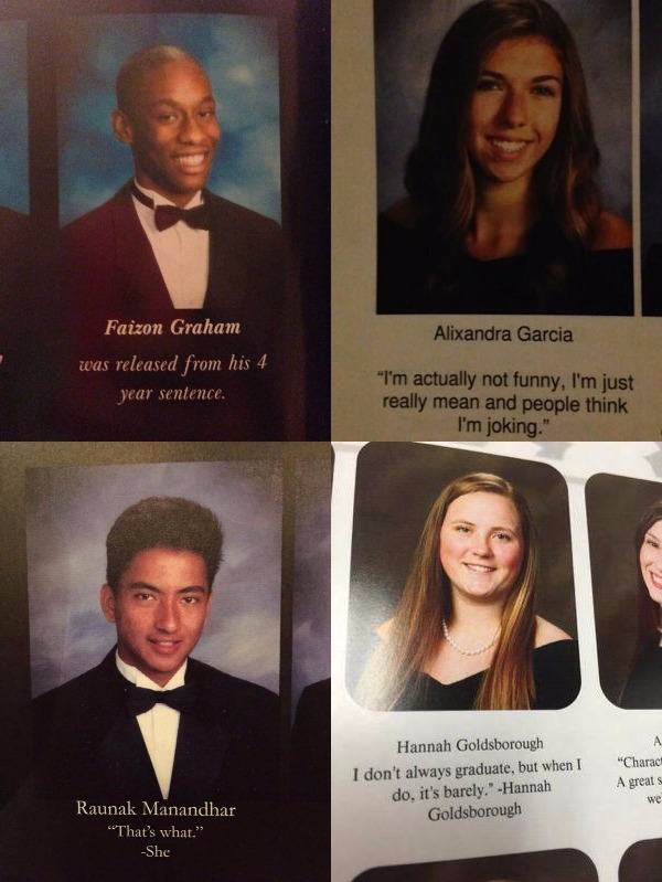 pr1nceshawn:    Kids Who Knocked It Out Of The Park With Their Senior Yearbook Quotes.