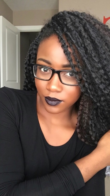 yung-caged-and-restless:African Goth Chick (Pre-Black Out Shots)