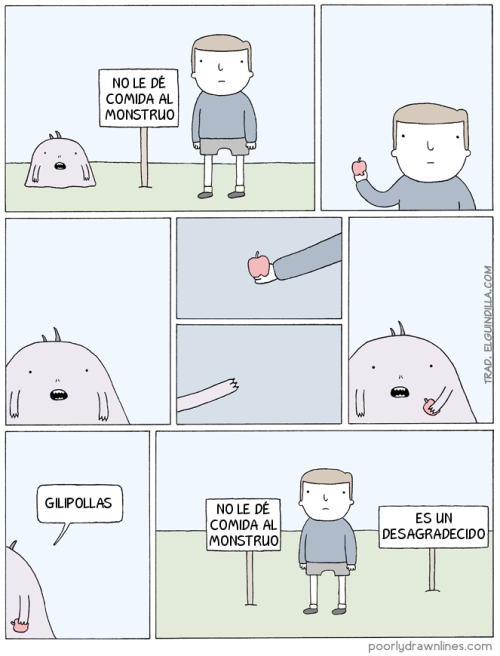 miniyo:
“Reza Farazmand, en Poorly Drawn Lines (líneas mal dibujadas), http://poorlydrawnlines.com/ , también en tumblr, http://pdlcomics.tumblr.com/
¿la original? aquí
… vía elguindilla: Estabas avisado
”