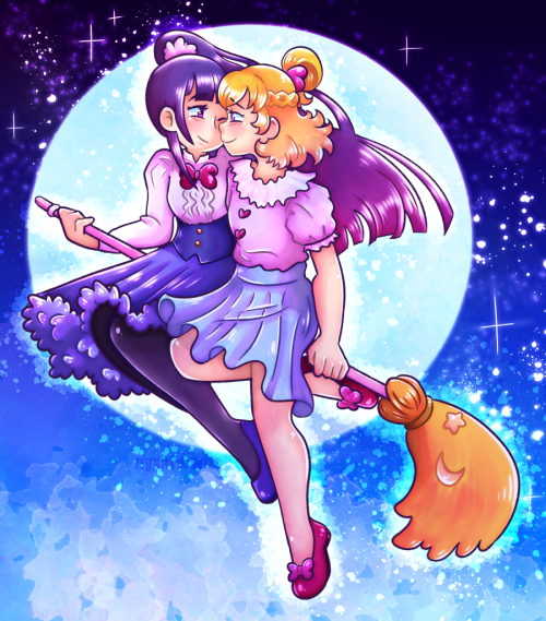 [a Mahoutsukai Precure piece I made for a friend…well over a year ago. Which I gave to said f