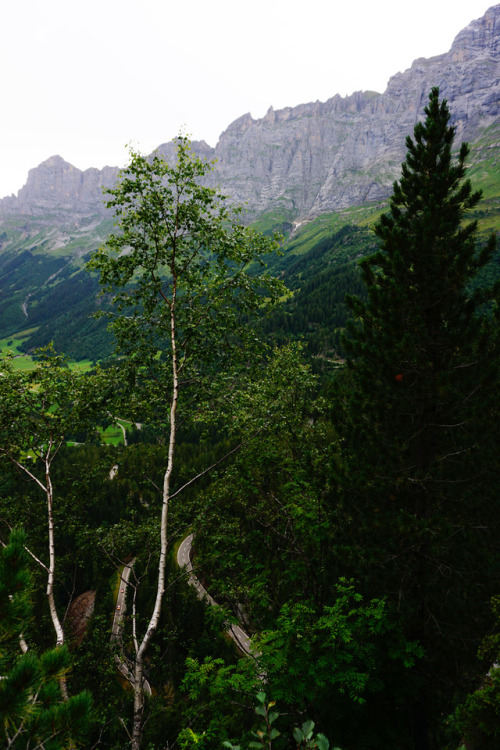 Swiss serpentines, Switzerland.