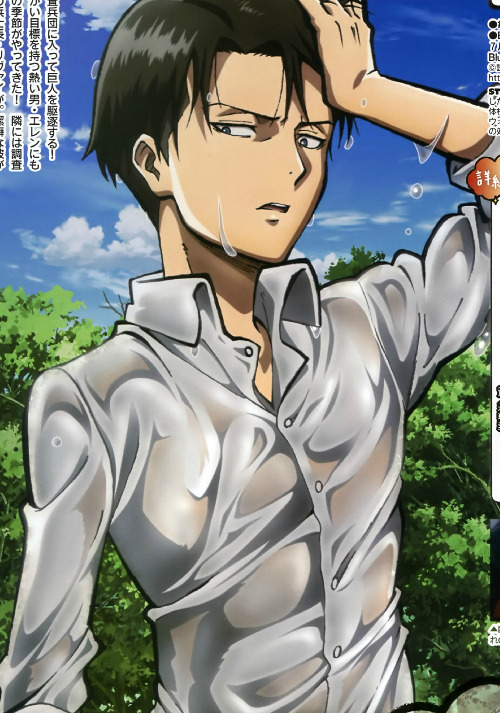 gaytypetitan:shizuku-takahashi:Levi-heichou! xDHumanity’s Most Pissed Looking Soldier