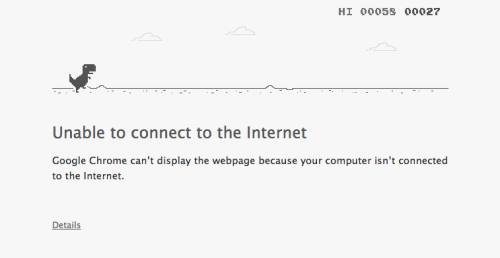 undeadmachinery:My brother showed me that if you click on the dinosaur in Chrome, you can play a gam