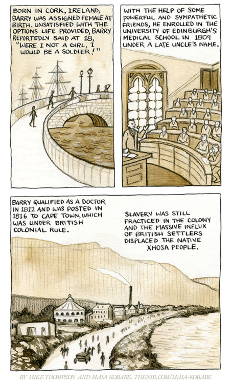 redgoldsparks: My latest comic for The Nib was written by my friend Mike Thompson- it’s his fi