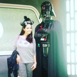 I couldn’t not smile next to Darth