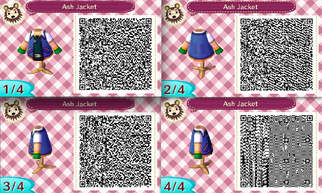 animal crossing qr closet — pokemonqrcodes: Detailed Ash Ketchum shirts,...