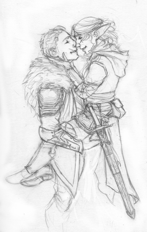 Welcome back, Inquisitor&hellip;Broke in my new sketchbook with these two. &gt;_&gt;