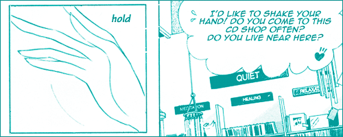 mlchirukaioh:vol 9, act 44 - haruka casually crushing michiru’s fanboy’s hand