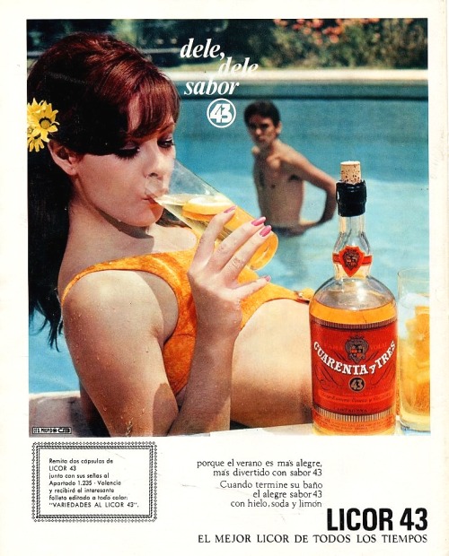anunciosantiguos: Licor 43. Año 1968