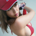 orientalbeaut:#Inamura Ami  #asian #japanese #eyes #baseball #beauty #japanese woman