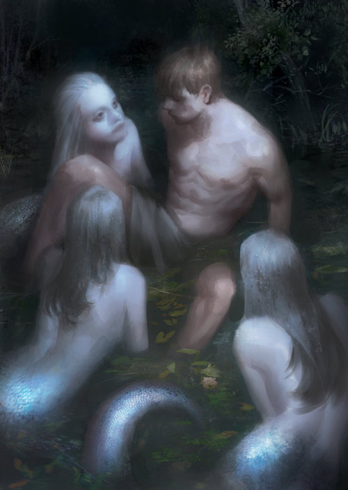 celtic-forest-faerie:{Mermaid} by {Yelim Kim}