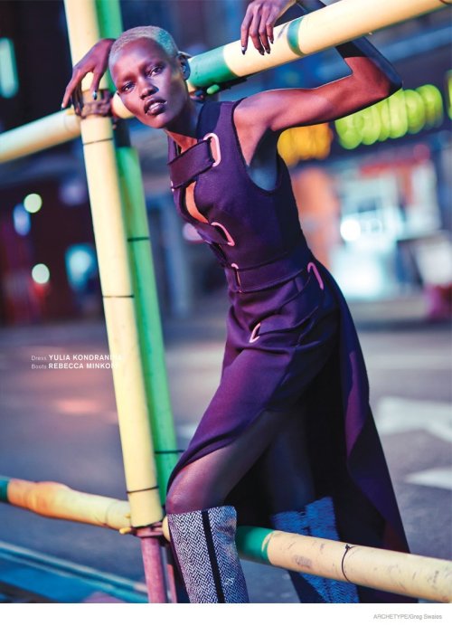 global-fashions: Grace Bol - Archetype F/W 2014 photos Greg Swales stylist Shan Temuri makeup E