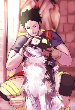 faiyuuhi: HQ!Firemen and their floofs part 2 part 1 