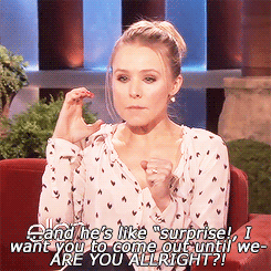 belle-et-mort:  vegbitch:  lovingeverygif:  Kristen Bell and sloths on Ellen  This is the best video on the web  She’s seriously the cutest thing ever. 