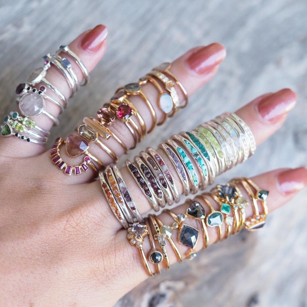 sosuperawesome: Rings by Meri Geraldine on Etsy  See our ‘rings’ tag 