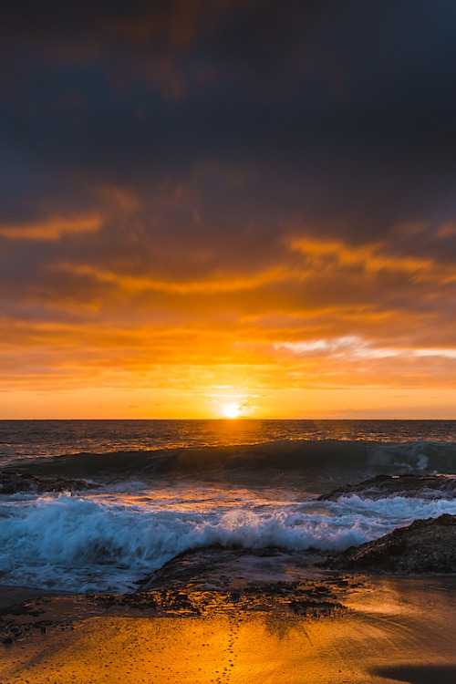 thelavishsociety: Sunset at the Pacific Ocean by David D | LVSH xx