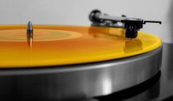 artimagedropbox:  Orange Vinyl Record by cpsanders13 