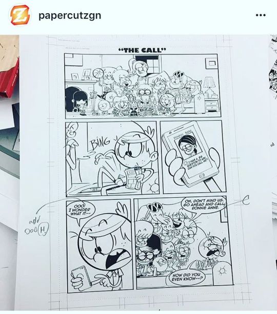 So cool! @papercutzgn just posted the first page of one of the comics I did for The Loud House Comic Vol # 1. I canโt wait to...