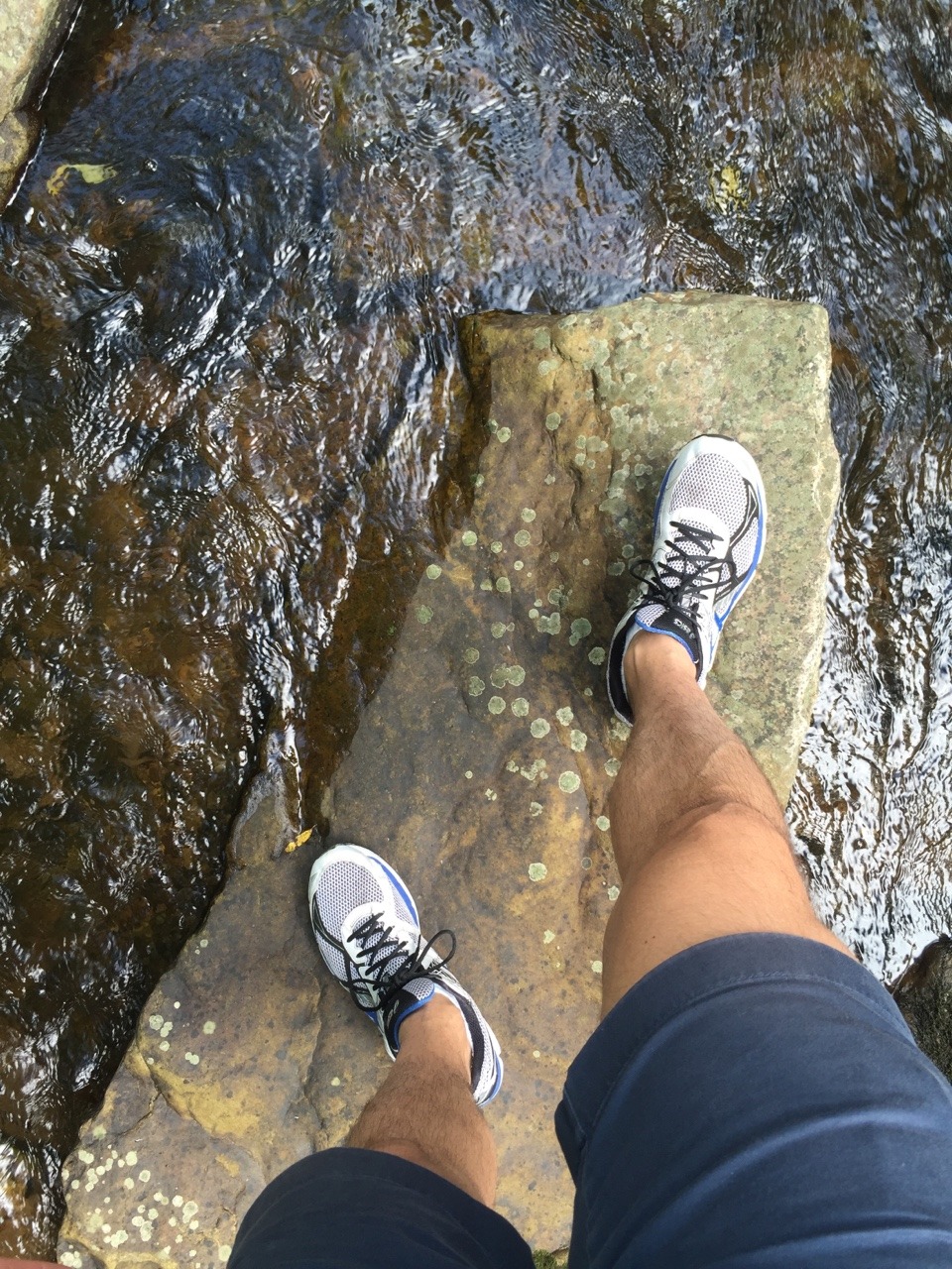 nyc-cashslave:  size15cashmaster:  Weekend camping trip. A cold brook, sweaty feet…