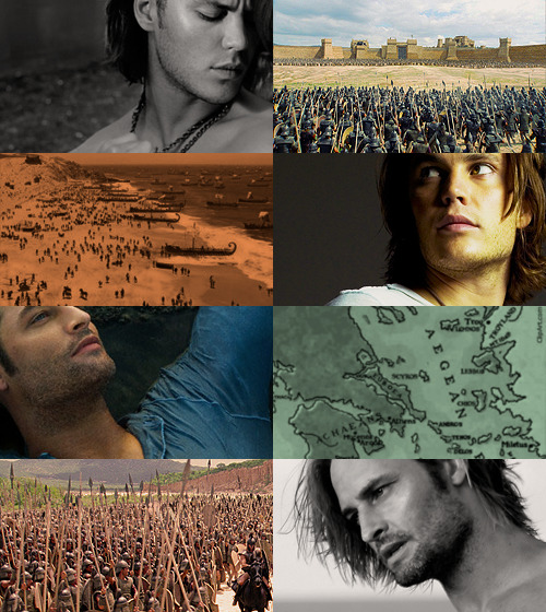 aegeanpunk:The Fall of Troy: The War Was in Color↪Part I of ∞ | Achilles & PatroclusThey fight, 