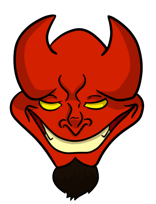 Just a quick Devil Doodle. Waiting for a commission to roll into my inbox…