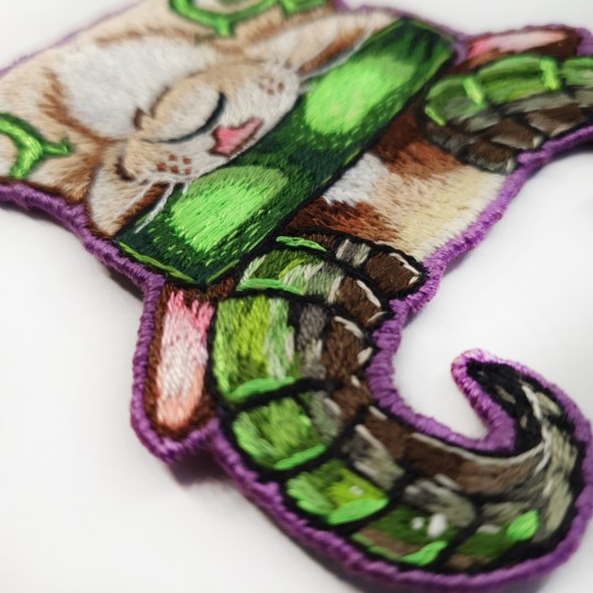 my-embroidery:Hand embroidery | World of Warcraft | Cat Illidan Stormrage