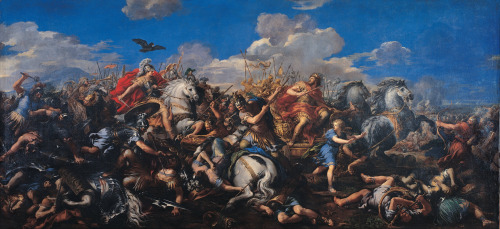 Battle of Alexander versus Darius, Pietro da Cortona, between 1644 and 1650