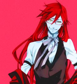 justademonbutler-deactivated201:  Kuroshitsuji / Yana Toboso’s Darling Reaper / Grell Sutcliff 