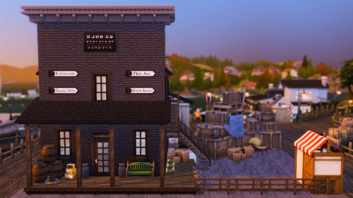 antiquatedplumbobs:Wharf &amp; Co., Purveyors of Fine Dry Goods A CC Free General Store Build 