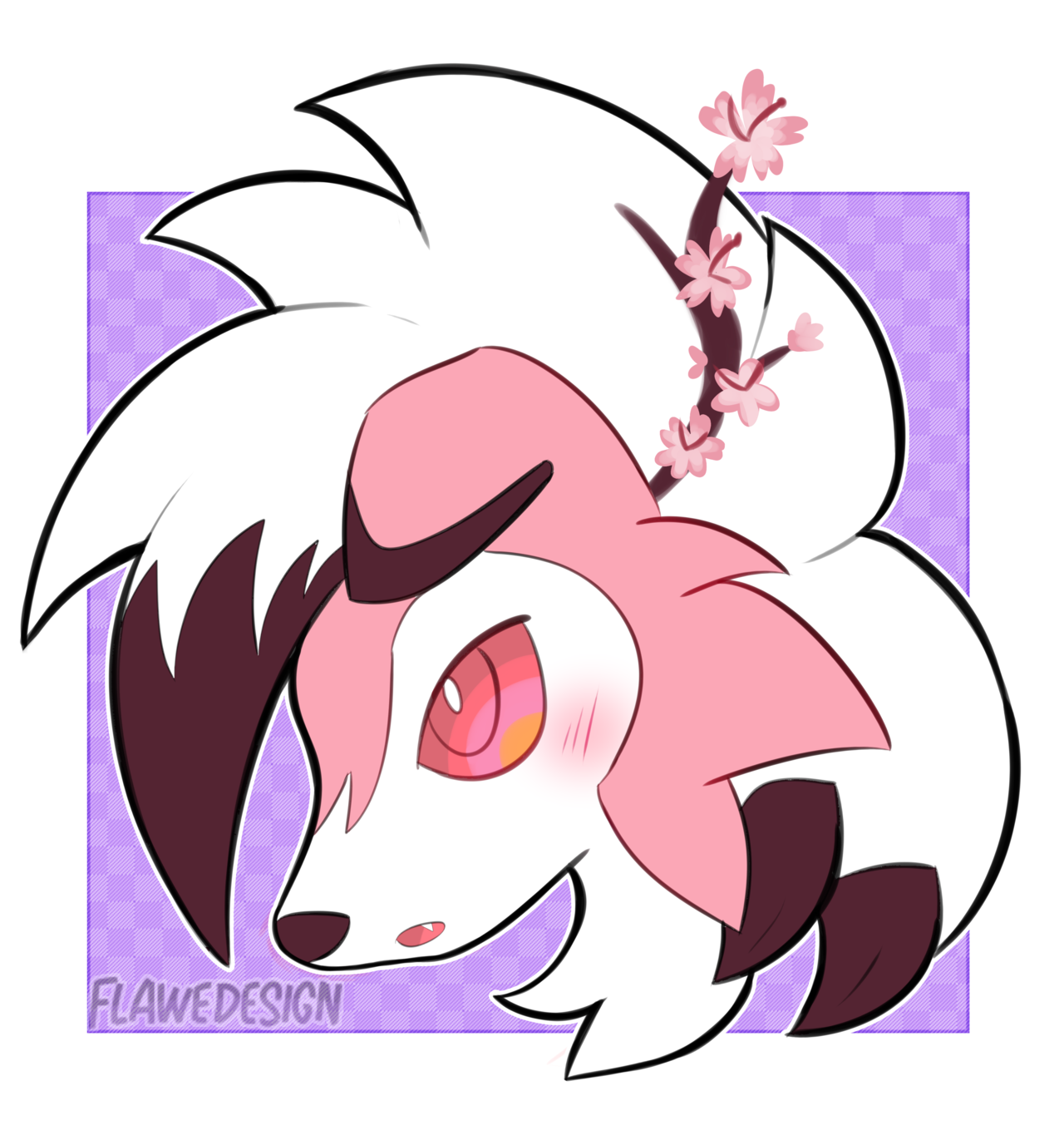 flawedesigns: sketch commission for shawaterasu &lt;3