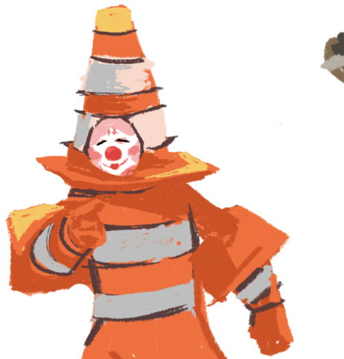 Underwater monk and Pylon Pete