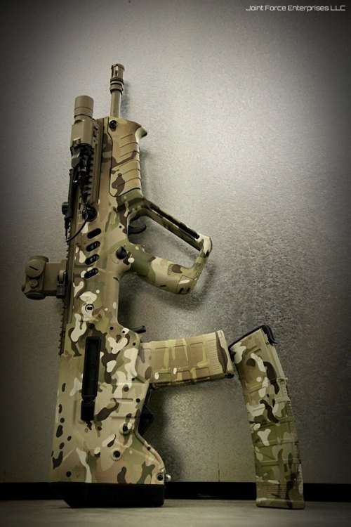 thearmednovelist:Multicam IWI SAR Tavor Rifle - Joint Force Enterprises