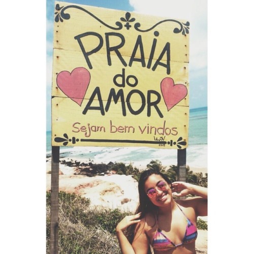 “ Sem fingir  Sem medir Sem pedir  Só sentir. ” #tb  @umcartao (em Praia Do Amor/Pipa)