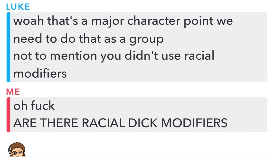 7eggs:  7eggs:  so i had dnd session 0 last night with some pals for just character