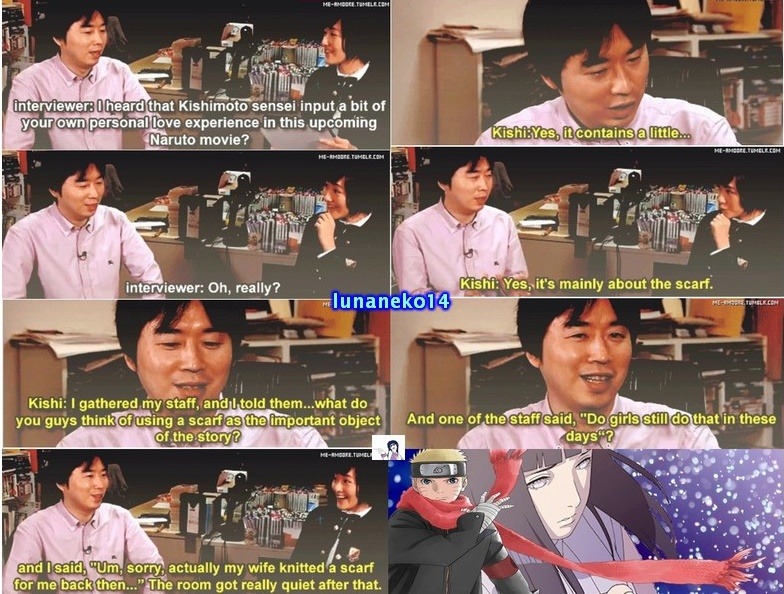 lunaneko14:  Kishimoto’s interview about The Last and the personal touches he put