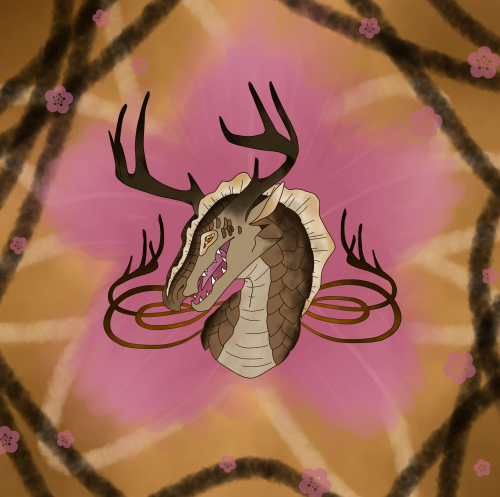 Deer Blossom! I Love Deer, So I Tried To Make A Dragon One.