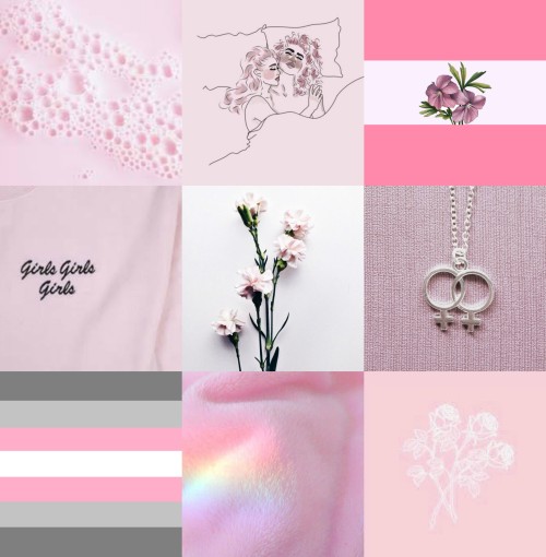 Sapphic Demigirl w/ soft pink colors
